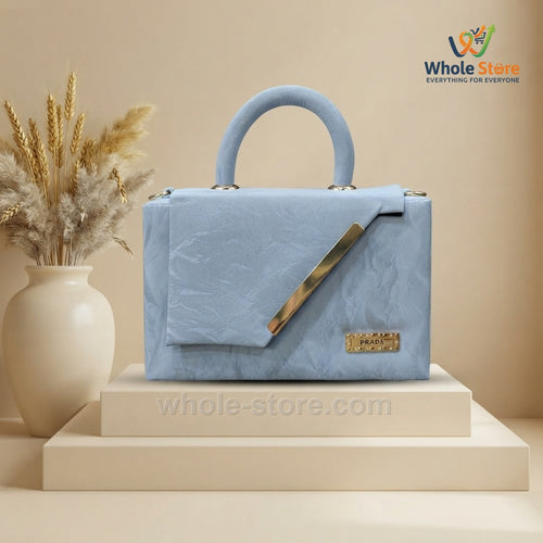 Multi-Color Structured Top-Handle Bags Collection