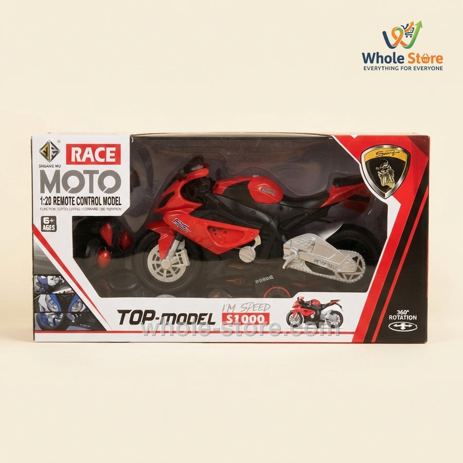 RACE MOTO S1000 1:20 Remote Control Motorcycle Model (6+ Years)