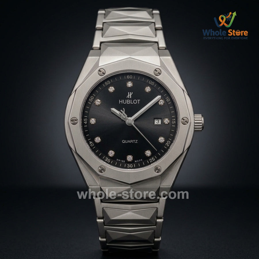 Hublot-Inspired Integrated Steel Luxury Watch Collection