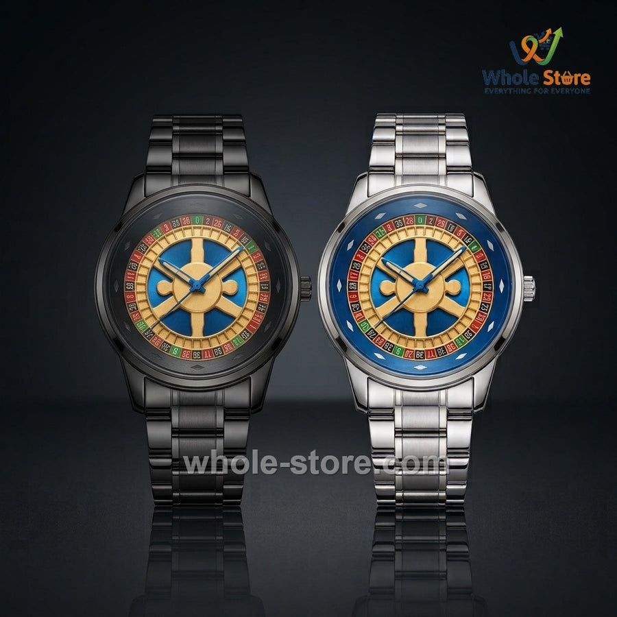 Baisheng Casino Roulette Wheel Men's Watch Collection