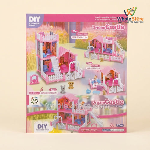 DIY Dream Castle Assemble Game & Building Playset