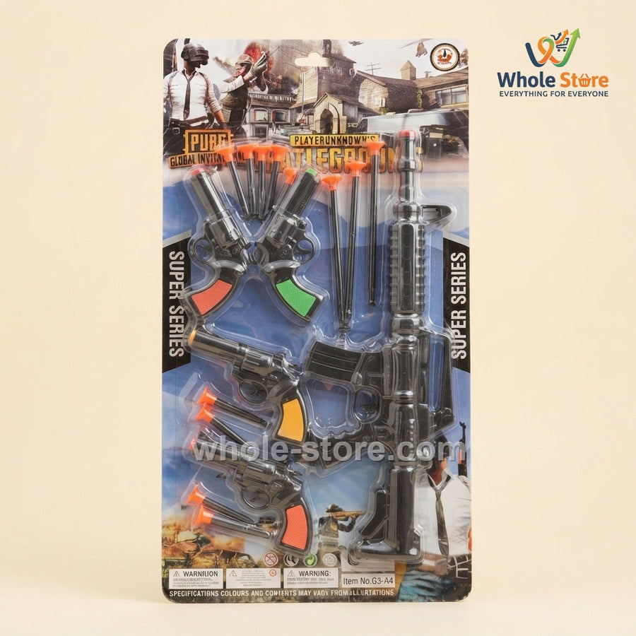 Super Series Tactical Toy Gun & Blaster Set with Soft Darts