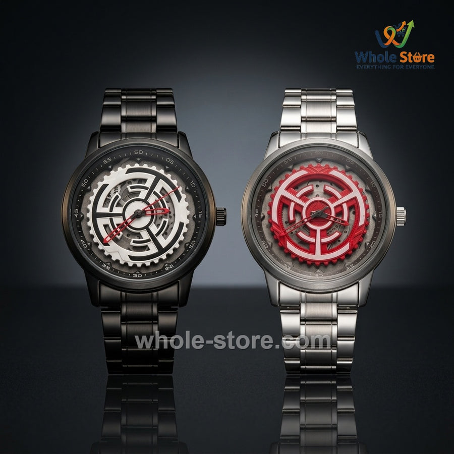 Baisheng Mechanical Gear Skeleton Men's Watch Collection