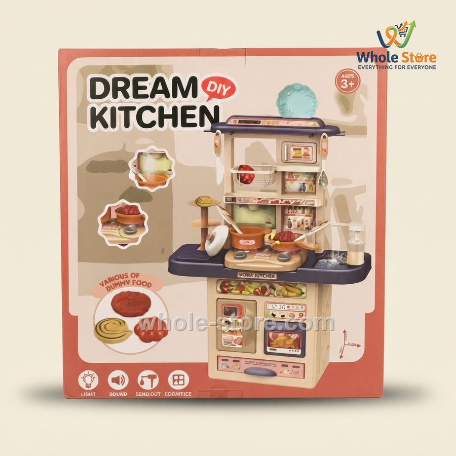 Dream DIY Kitchen Interactive Play Set with Light and Sound (3+ Years)
