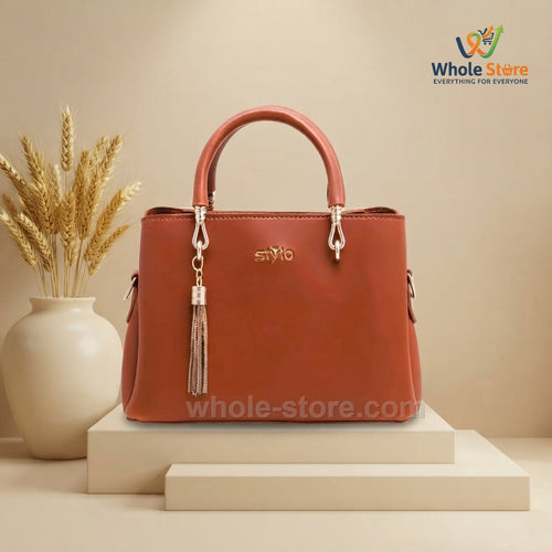 Brown Stylo Flap Crossbody Bag