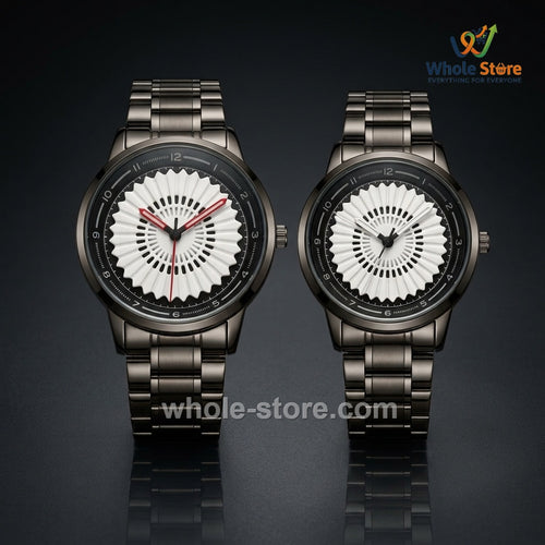Baisheng Pleated Dial Men's Analog Watch Collection